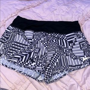 Nike Black/Grey/White running shorts